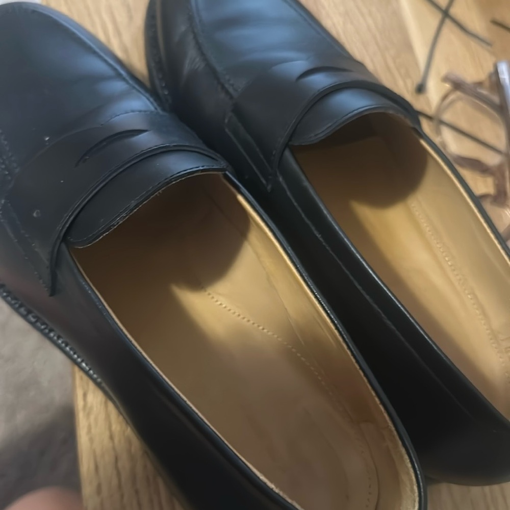 Almost brand new suit supply penny loafers good year welted